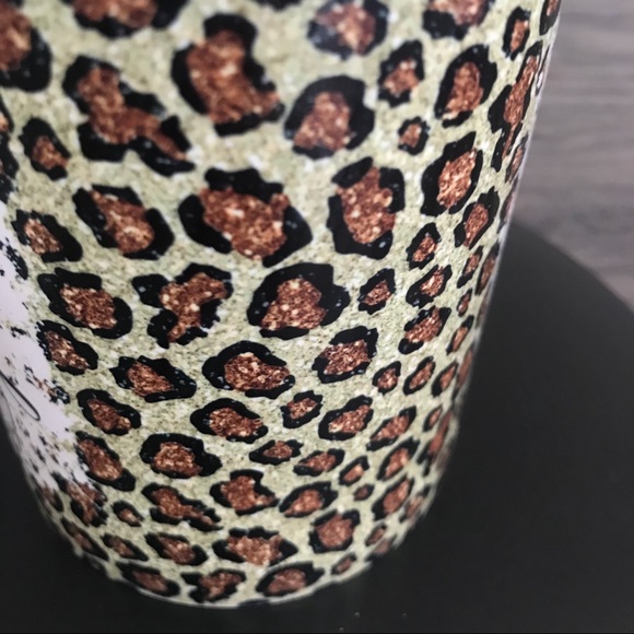 ☕️ New! Animal Print Blessed Mama Large 15 oz Ceramic Mug Coffee Cup w Box - Picture 6 of 6